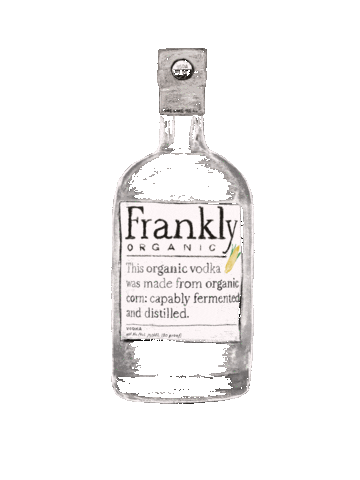 Frankly Organic Vodka Sticker