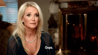 real housewives oops GIF