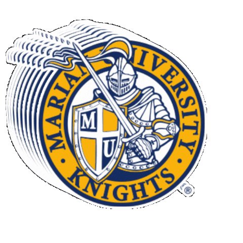 Marian University Knights Sticker by Marian Cheer