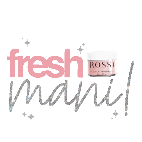 Pink Stars Sticker by Rossi Nails