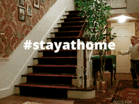 Stay At Home GIF by 100Thanks