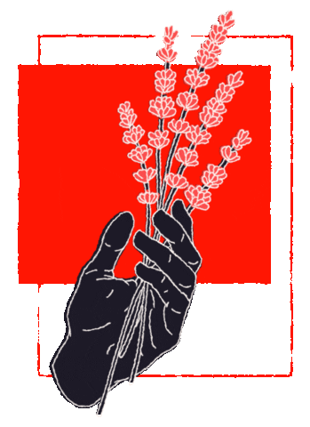 Illustration Flower Sticker