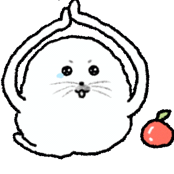 Excited Apple Sticker