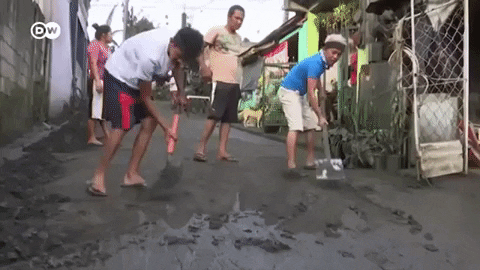  philippines eruption taal volcano GIF