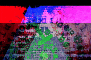 michaelpaulukonis glitch text color colour GIF
