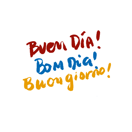 Bom Dia Sticker