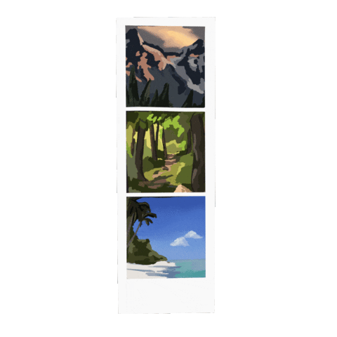 Travel Photo Sticker