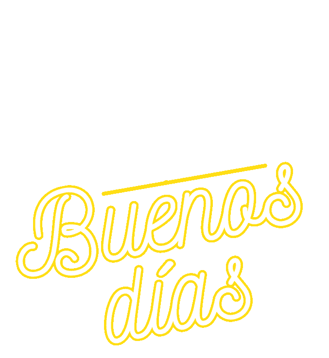 Buenos Dias Sticker by Passport Food Hall for iOS & Android | GIPHY