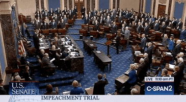 news impeachment impeachment trial oath senate trial GIF