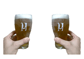 Beer Cheers Sticker by Cerveza Harbardr