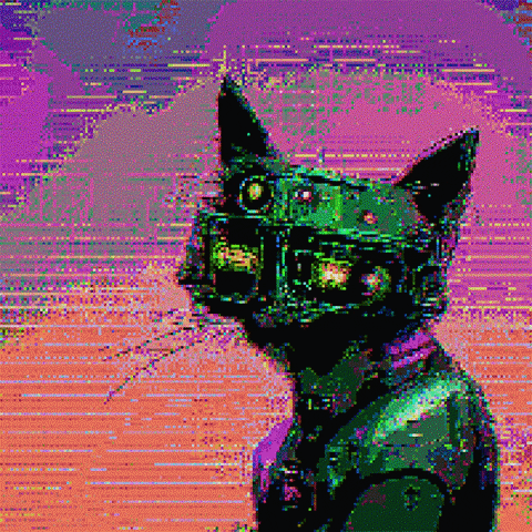 Art Cat GIF by Empress Trash