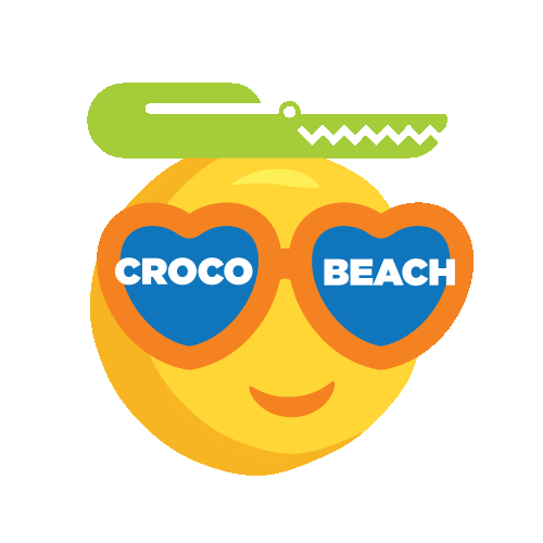 Crocobeach Complexo Sticker
