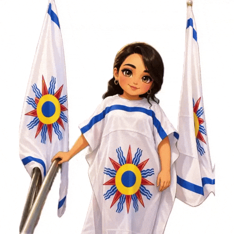 Flag Jesus GIF by chaldeanmediahistory