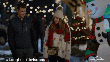 Fight Christmas GIF by Hallmark Movies & Mysteries
