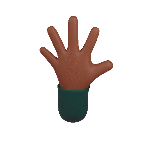 3D Middle Finger Sticker