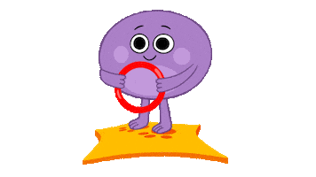 Bumble Nums Ring Toss Sticker by Super Simple