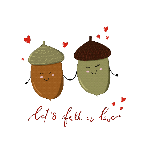 Fall Love Sticker