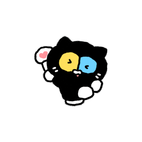 Cat Sticker by bubble