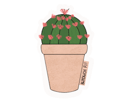 Cactus Welsh Sticker