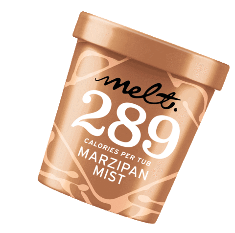 Marzipan Lowcal Sticker by Melt Ice Cream