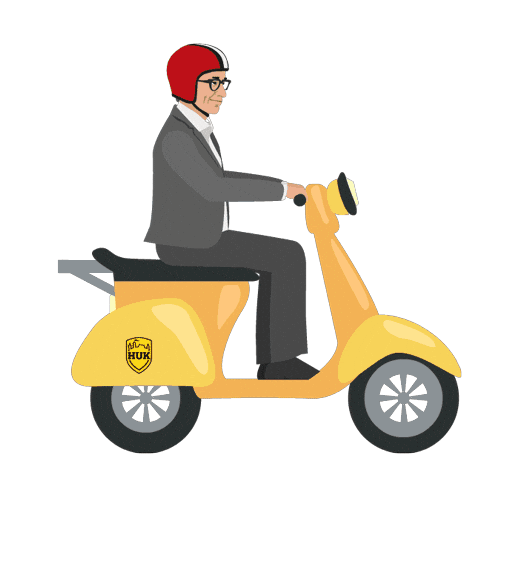 Scooter Rolling Sticker by HUKCOBURG for iOS & Android GIPHY