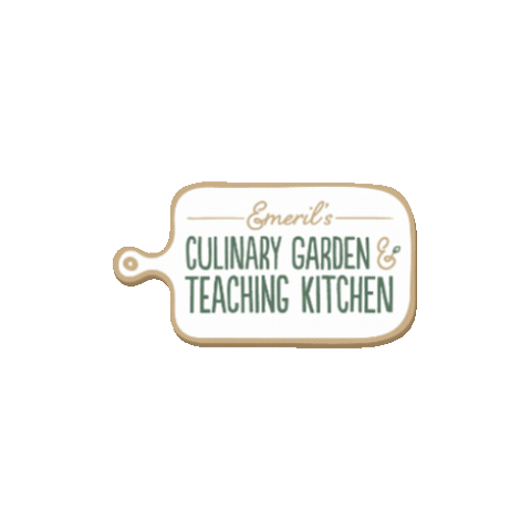 Culinary Garden And Teaching Kitchen Sticker by Emeril Lagasse Foundation