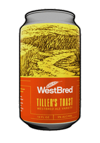 Wheat Beer Sticker by WestBred Wheat