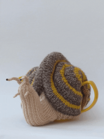 Snail GIF by TeaCosyFolk