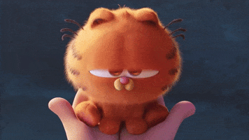 Garfield Movie Please GIF