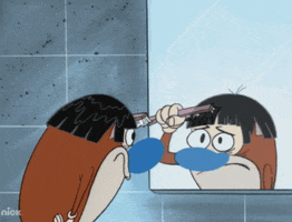 Ren And Stimpy Hair GIF