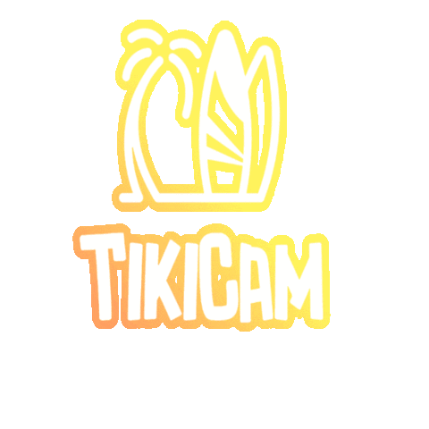 Tiki Sticker by TikiCam Productions