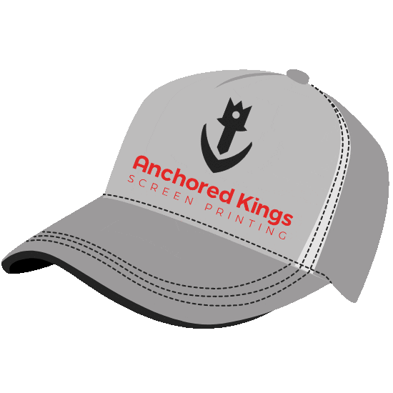 Anchored Kings Screen Printing Sticker