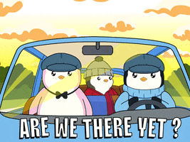 Taking Forever Road Trip GIF by Pudgy Memez