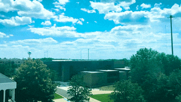 blue sky clouds GIF by Grand Valley State University