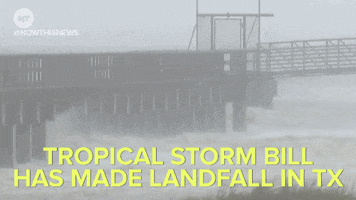 tropical storm bill news GIF by NowThis 