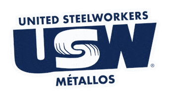 Blue And White Navy Sticker by United Steelworkers - Syndicat des Métallos