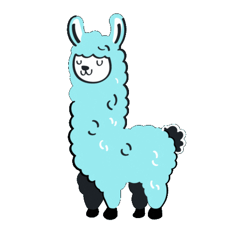 Lama Sticker by SWM Magdeburg