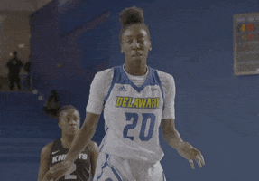 ncaa sports basketball GIF by Delaware Blue Hens