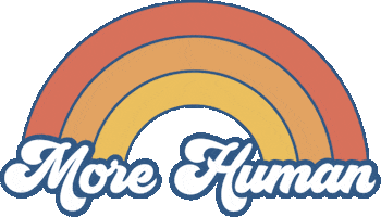 Rainbow Sticker by More Human