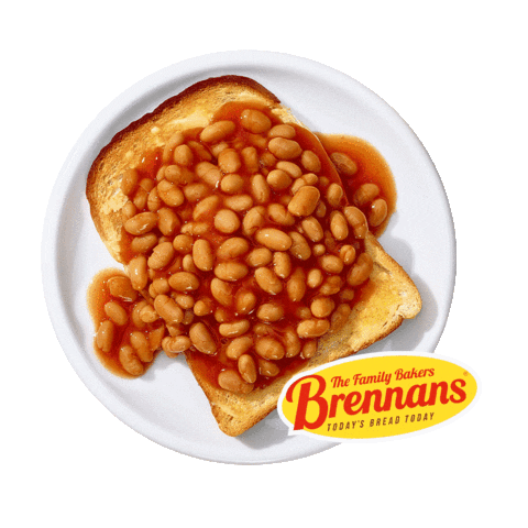 Toast Beans Sticker by Brennans Bread