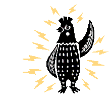 Chickn Bacn Sticker by Vegan Sandwich Co