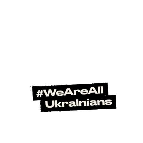We Are All Ukrainians Sticker