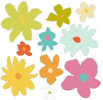 Flower Power Rainbow Sticker by Daisy Lemon