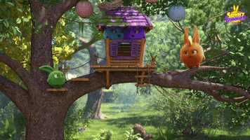 Tree House Lol GIF by Sunny Bunnies