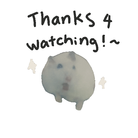 Hamster Thanks For Watching Sticker For Ios Android Giphy