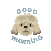 Good Morning Dog Sticker