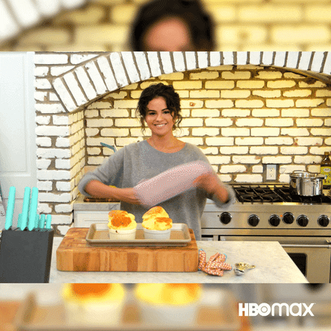 Selena Gomez Kitchen GIF by Max - Find & Share on GIPHY