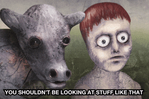 Look Away GIF by David Firth