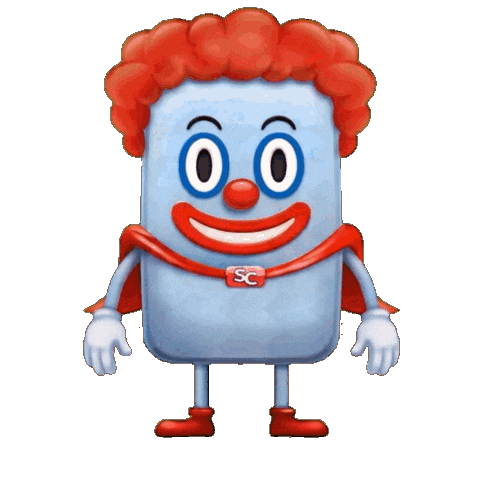 Sad Clown Sticker by SuperColchonesMX