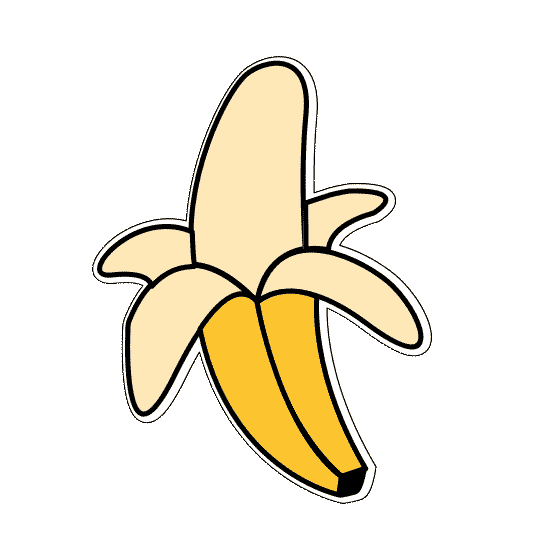 Big Banana Sticker by cottononkids for iOS & Android | GIPHY